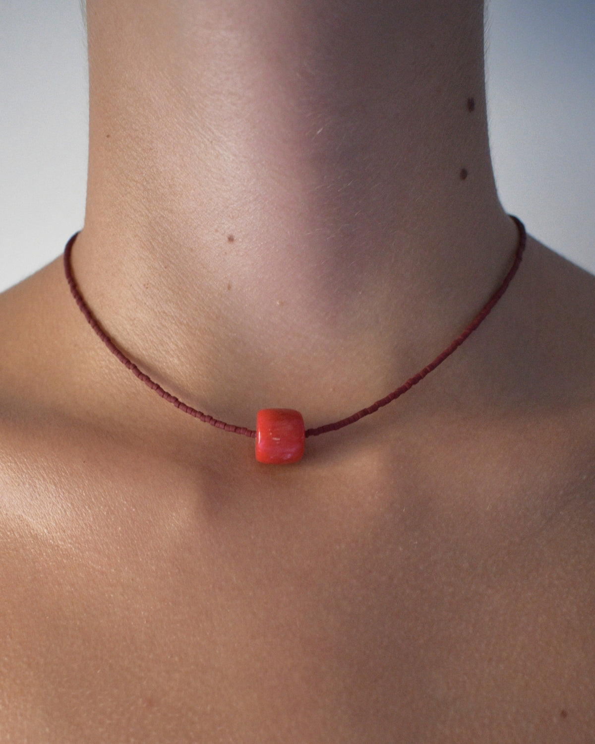 Surigao coral necklace