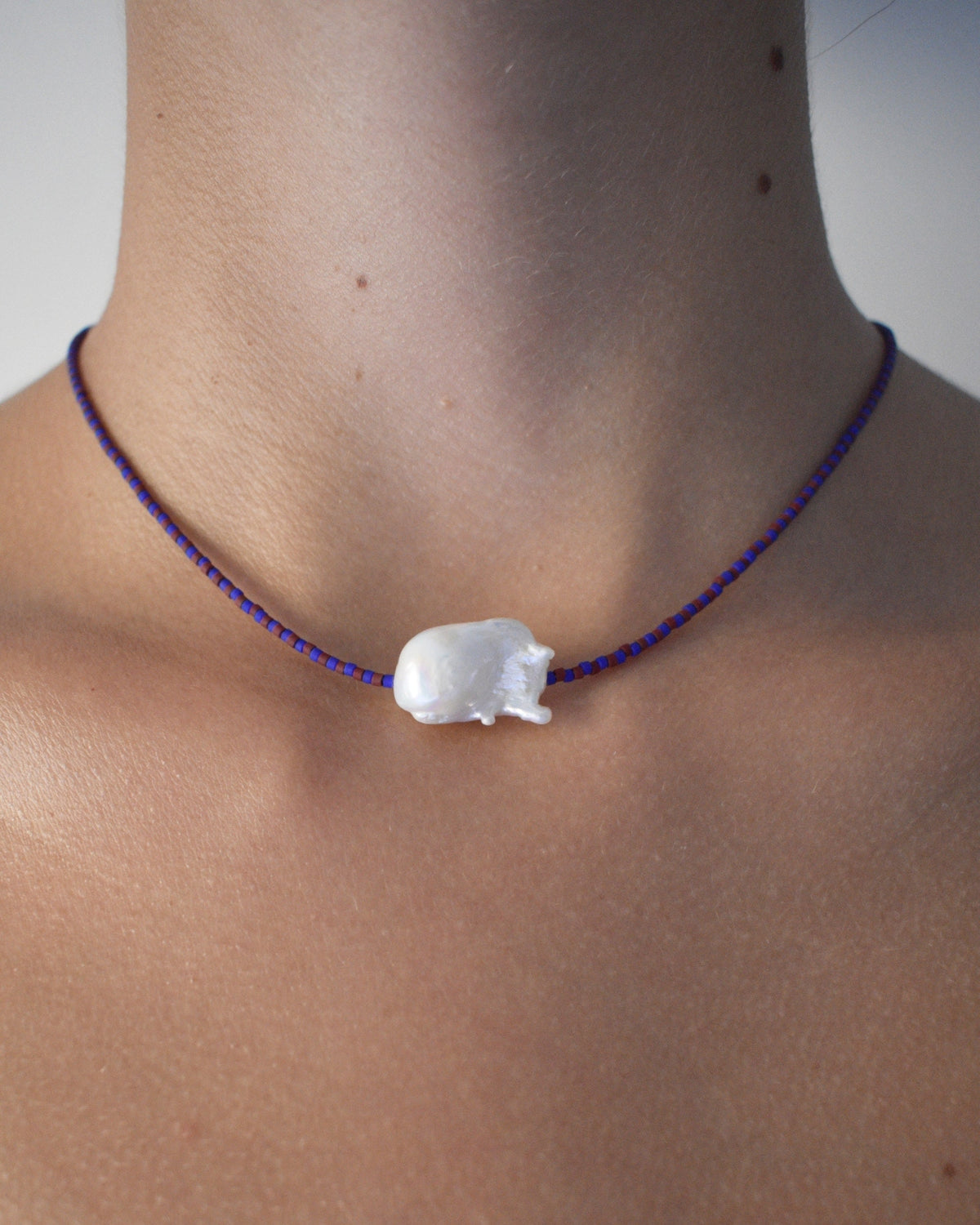Surigao Pearl and Crystal Beads Necklace