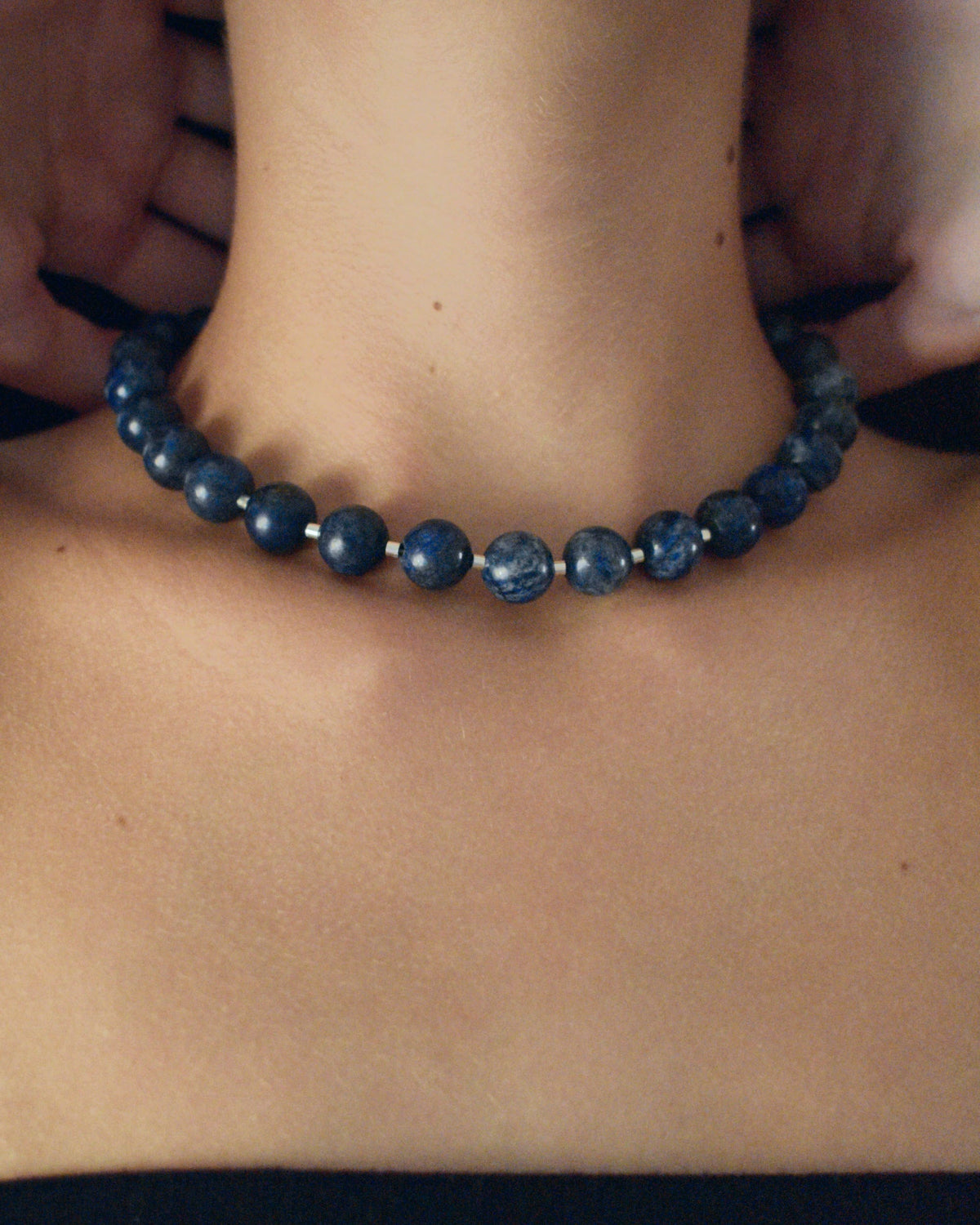 Azul Sulu Necklace - Lapis Lazuli and Silver