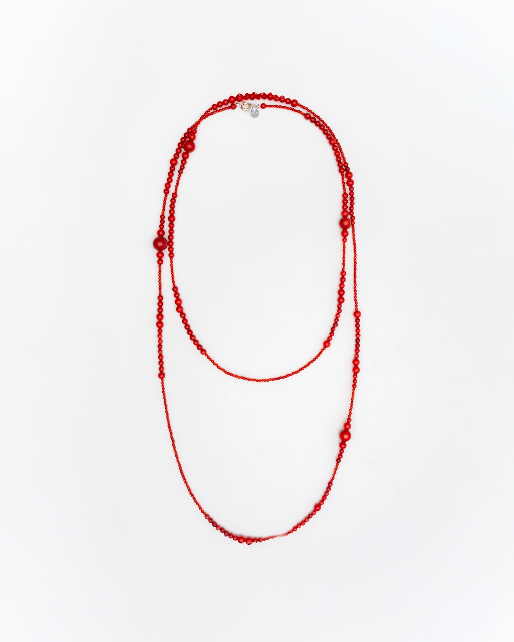 Talaud Infinity Necklace - Coral