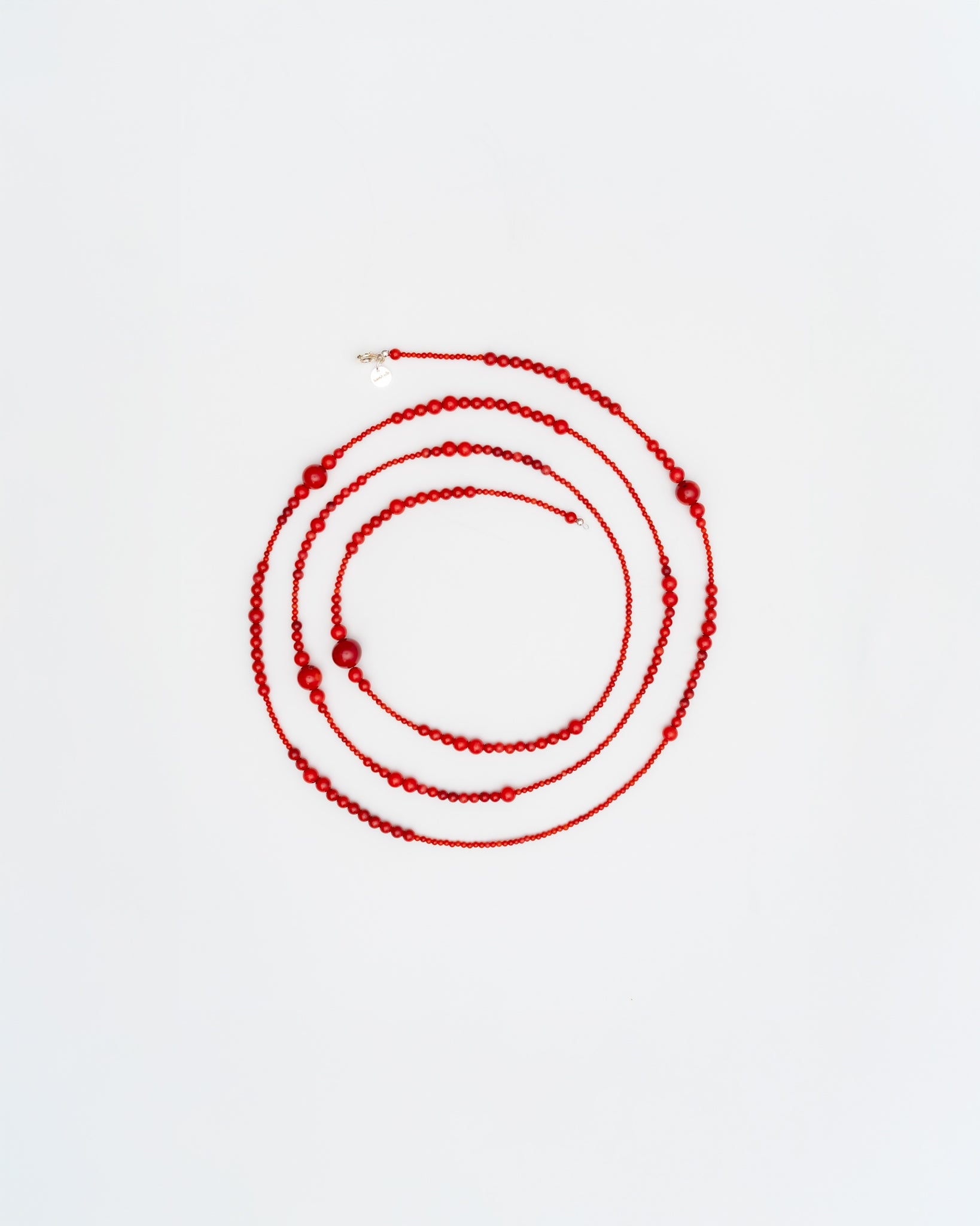 Talaud Infinity Necklace - Coral