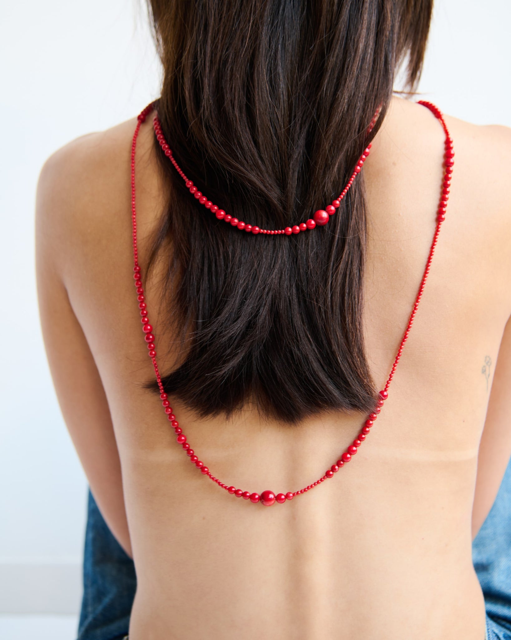 Talaud Infinity Necklace - Coral