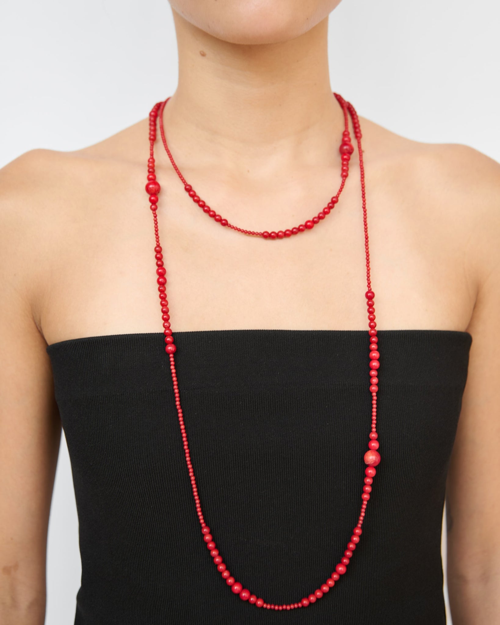 Talaud Infinity Necklace - Coral