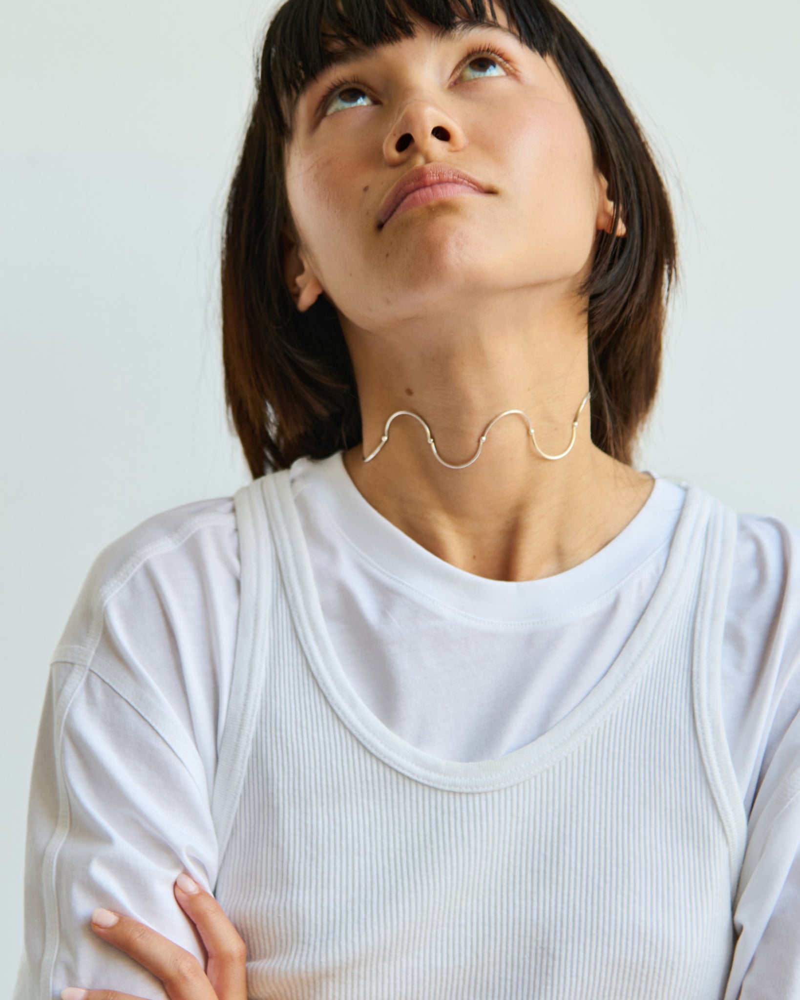Spires XL Choker Silver