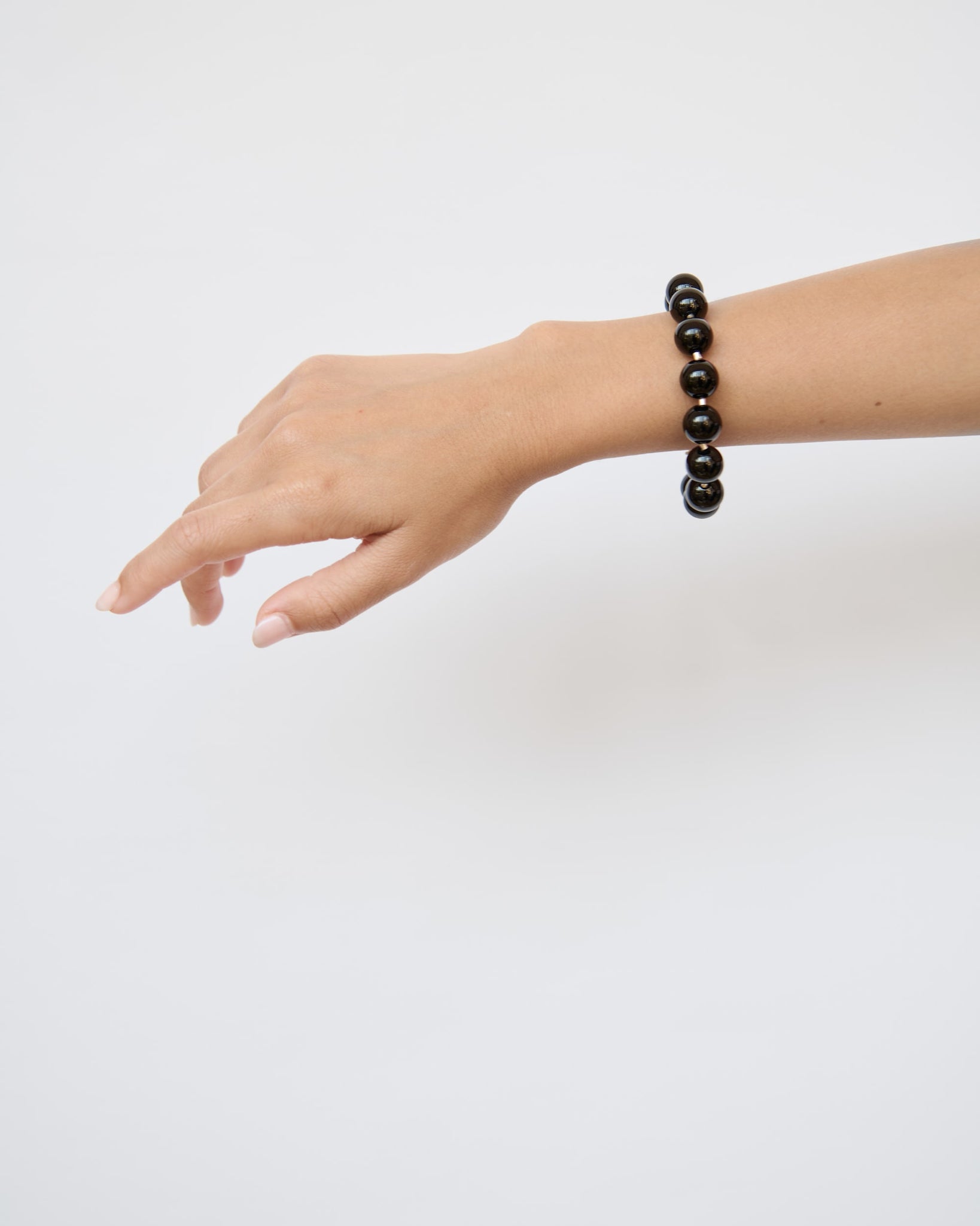 Black Sulu Bracelet - Onyx and Silver