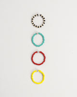 Surigao Multi and Silver Toe Rings Set