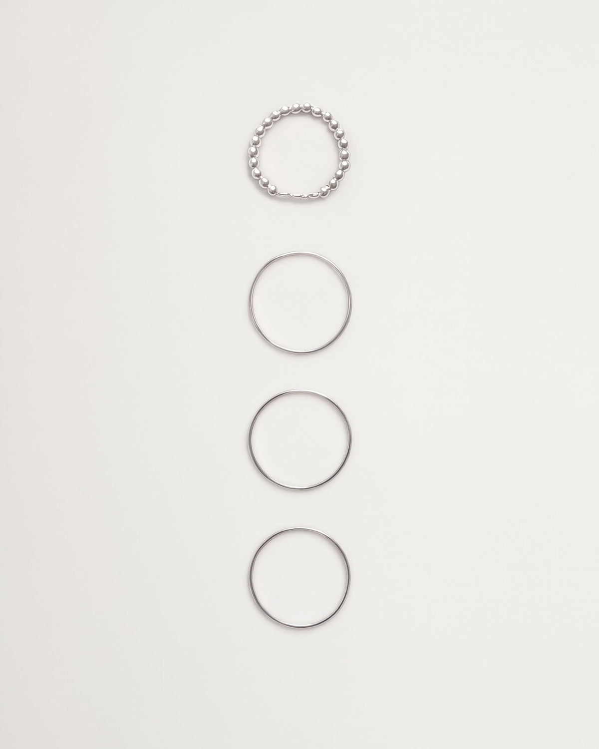 Palau Silver Toe Rings Set