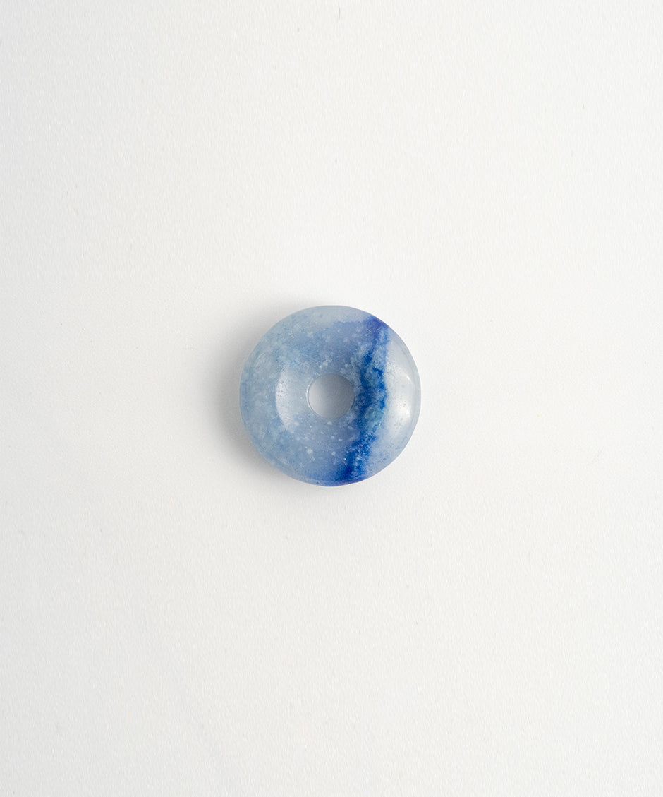 Lanao Blue Jade Necklace - Blue Silk Cord