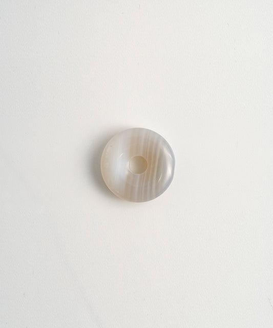 Lanao White Opaline Charm