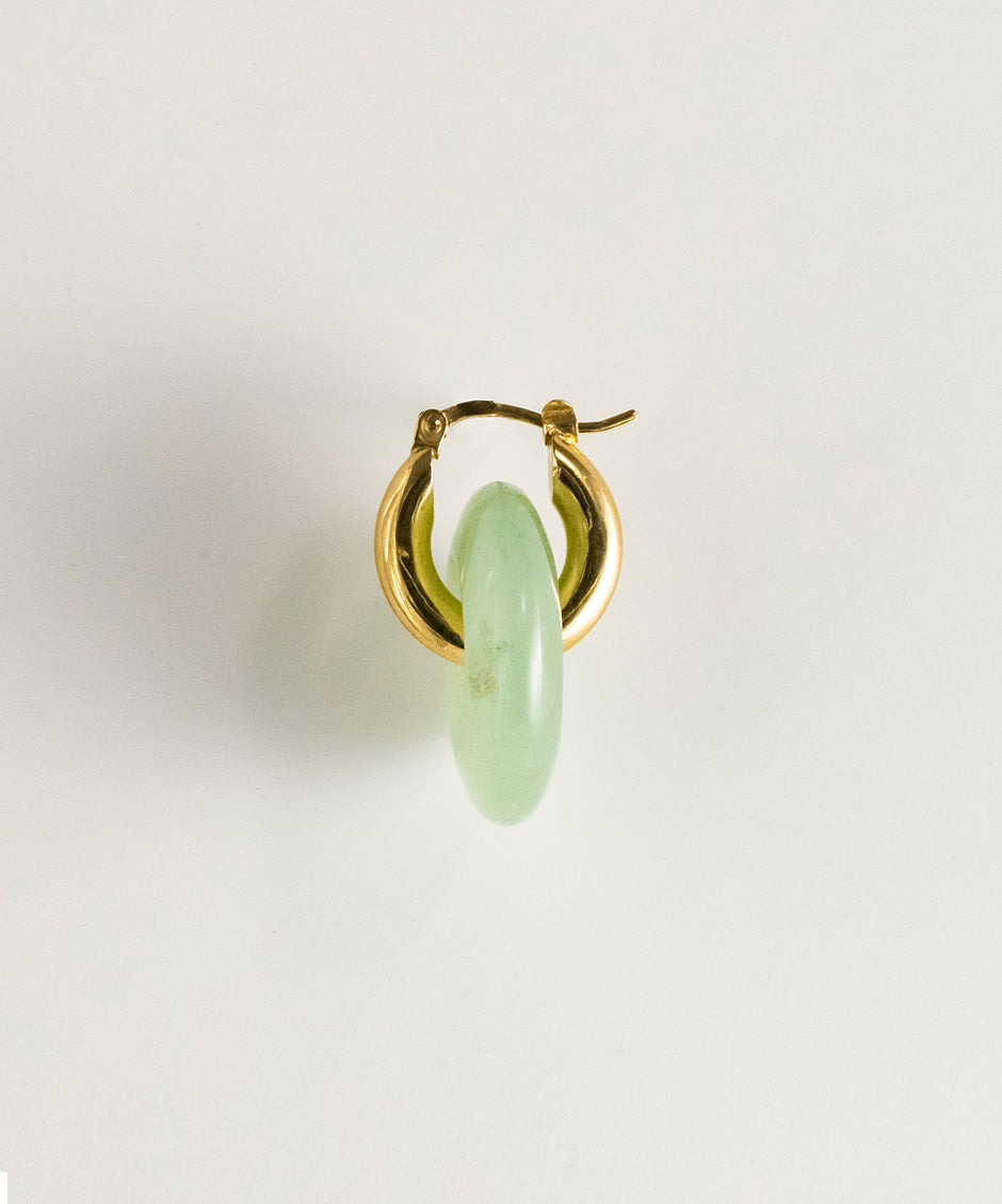 Lanao Green Aventurine - Single Earring