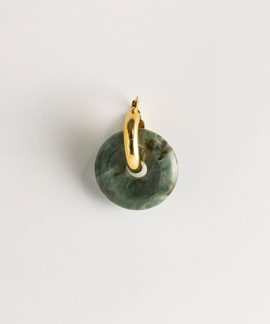 Lanao Verdigris Jasper - Single Earring