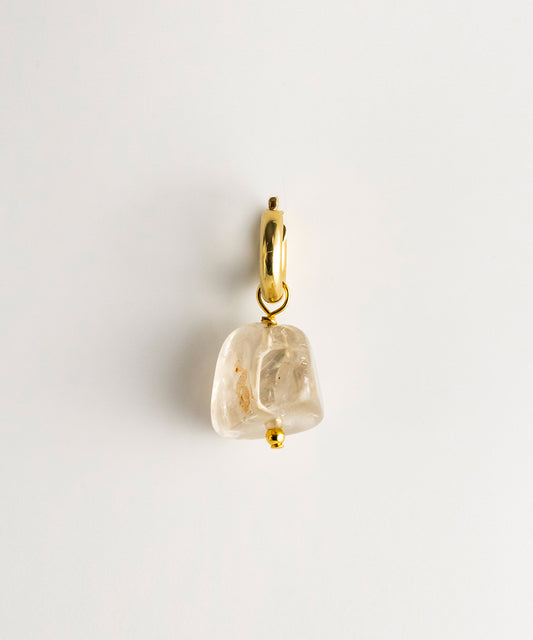 Agusan Crystal Rock Stone - Single Earring