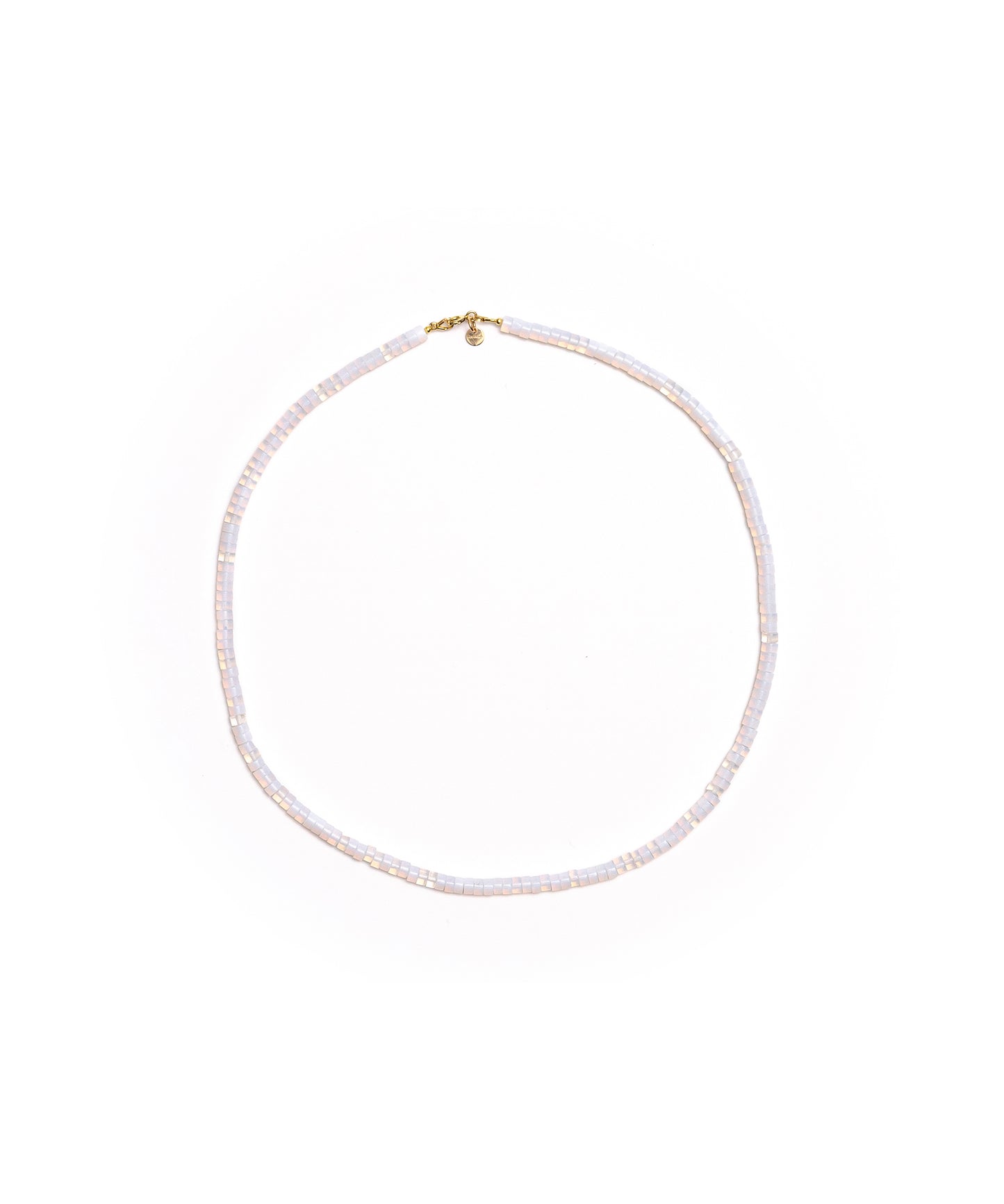 Corcuera Necklace - White Opaline