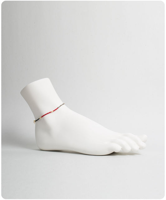 Sabtang Asymmetric Gold Anklet